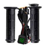 12V 22mm Motorcycle Handlebar Winter Electric Heating Grips Set Rubber Handle Waterproof ATV Scooter Handlebar Hand Warmer Kit