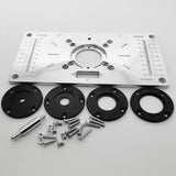 Router Table Insert Plate Work Bench Trimming Machine Engraving Flip Board Multifunctional Woodworking Benches Table