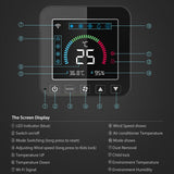 Tuya WiFi Intelligent Temperature Humidity Infrared Controller Air Conditioner Thermostat LCD Display Screen USB Power Supplys