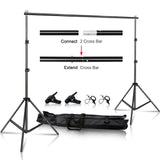 Photo Video Studio Backdrop Background Stand Photography Muslin Backgrounds Picture Canvas Frame Support System With Carry Bag