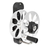 Fishing Reels Solid Adjustable Aluminum Alloy Speargun Split Spearfishing Rope Capacity Wheels For Outdoors Fishing