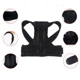 Medical Therapy Belt for Back Pain Shoulder Band Belt Support Brace Scoliosis Posture Corrector Corset Pain Relief Men Women