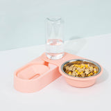 Automatic Pet Feeder Water Dispenser 2 In 1 Rotatable Drinking Food Bowl for Cat Dog  Dogs Feeder Container Dish Fuente De Agua