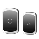 Home Security Waterproof Wireless Doorbell 100-240V 60 Rings 5 Volume Chime 300M Remote Led Light EU US UK Plug Door Bell
