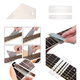 Guitar Tool Kit Repairing Maintenance Tools String Organizer String Action Ruler Gauge Measuring Tool Hex Wrench Set Fi