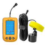 Portable Fish Finder Handheld Wired Fish Depth Finder Kayak Boat Fishfinder with Sonar Transducer  For Outdoor Fish Finder