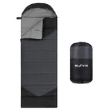 RELAXYEE Camping Sleeping Bag for Adults Outdoor Water-resistant Cold Weather Sleeping Bag Compact Gear for 3 Seasons Traveling