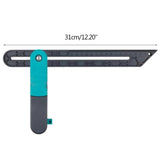 Square Wooden Bevel Sliding T Bevel Adjustable Bevel Gauge Tri Square Sliding Wooden Marking Gauge Protractor