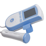 Color LCD Display Pocket Fetal Doppler Prenatal Heart Baby Heart Monitor 3MHz Probe Dual Interface Display Pink Blue