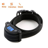 NEW Anti bark collar multi-function electric shock sound vibration for small big dog LCD screen stop barking dog accessories
