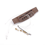 Acoustic Guitar Piezo Bridge Pickup with the Graininess of An Electric Guitar for Acoustic Guitar Instrument Accessorie