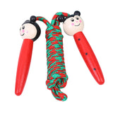 Fitness Sports Jump Ropes Adjustable Jump Rope Kid Cartoon Skipping Rope With Wooden Handle Adults Children Fitness Equipment