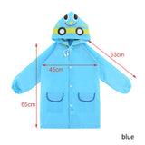 1pcs Cartoon Animal Style Waterproof Kids Raincoat For children Rain Coat Rainwear Rainsuit Student Animal Style Raincoat