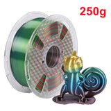 1.75mm 3D Printer Filament PLA Silk Texture 0.25Kg 250g Shine Silky 3D Pen Printing Filaments Rich Luster Printing Materials