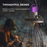 Tripod Air Cooling Fan Rechargeable Portable Cooler Fan 3 Gear Adjustable Low Noise Home Appliances for Summer Picnic BBQ