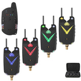 Carp Fishing Alerts Bite Alarm LED Wireless Fishing Alarm Indicator Fishing Receiver Sound Alert Kits