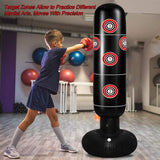 Standing Boxing Column Punching Bag Inflatable Tumbler Fitness Decompression Sandbags Kick Boxe Boxeo Taekwondo Martial