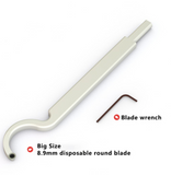 Hand Held Hollowing Knife Woodworking Turning Tool Square/Round/Bending Cutter Wood Rotary Lathe and Turning Tool Extension Bar