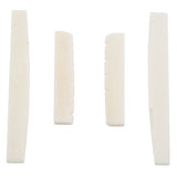 6 Sets of 12Pcs 6 String Acoustic Guitar Bone Bridge Saddle and Nut Made of Real Bone