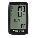 WEST BIKING USB Rechargeable Bicycle Computer Wireless Waterproof Backlight Cycling Odometer 5 Languages MTB Bike Speedometer
