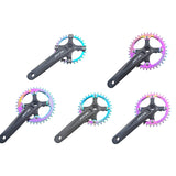 Mi.Xim Single Speed Bike Crankset with Chainring 130 BCD Bicycle Crank Parts Fixed Gear Bike Chainwheel Set