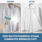 Steamer for Clothes Steamer 20S Fast Heat Portable Handheld Steamer 210ML Tank Powerful Proof Wrinkle Remover,EU Plug