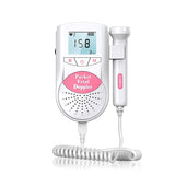 Medical Fetal Doppler Ultrasound Baby Heartbeat Vascular Pocket Prenatal Detector Home Pregnant Heart Rate Monitor 3.0MHz