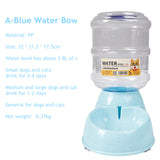 Pet Supplies 3.8L Large Capacity Pet Dog Cat Automatic Feeder Detachable Bowl Water Dispenser Food Feeding Device For Cat Dog