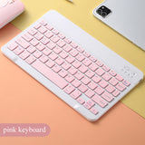 Rechargeable Universal 10 Inch Wireless Bluetooth Keyboard Mouse Set for IPad Iphone MAC Android Phone Samsung Tablet Windows