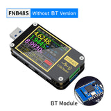 FNB48S PD Trigger Voltmeter Ammeter Current Voltmeter USB Tester QC4+PD3.0 2.0 PPS Fast Charging Protocol Capacity Test with BT