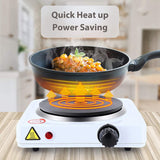 Hotplate,1000W Hotplate Stainless,5 Power Levels Mobile Stove For Travel And Camping,Overheating Protection Eu Plug