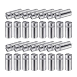 48 Packs Sign Standoff Screws Advertising Screws Stainless Steel Wall Standoff Mounts Glass Acrylic Nail for Glass Artwork and S