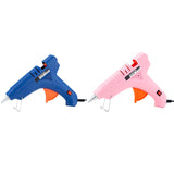 100W Hot Melt Glue Industrial Mini Thermo Glue Gun Heat Temperature Tool EU Plug Pink