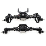 Front &amp; Rear CNC Metal Portal Portal Axle Kit for Axial SCX10 II 90046 90047 313mm Wheelbase 1/10 RC Car Upgrade Parts
