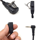 Walkie Talkie 2.5mm Tube Earpieces 1 Pin Covert Acoustic Headset with PTT Mic Compatible with Motorola Talkabout MH230R Hot Sale
