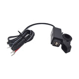 12V-24V Dual USB Port  Waterproof Motorbike Motorcycle Handlebar Charger Adapter Power Supply Socket For Phone GPS MP4
