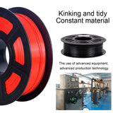 1.75mm PEGT Filament with Spool High Strength Tolerance 0.02mm 1kg 3D Printer Material Replacement for FDM Printer 3D Pen