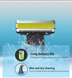2IN1 Men Intimate Haircut High Quality Beard Rasor Pubic Hair Nose Shaver Male Man Bikini Line Secret Zone Part Depilation Rasor