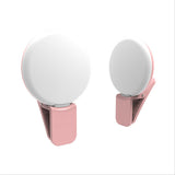 2022.1pcs Rechargeable Mini LED Flash Beauty Fill Light Portable Selfie Ring Flash LED 9 pcs Bulbs Beauty Light for Phone