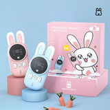 2PCS Children's Walkie Talkie Kids Mini Toys Handheld Transceiver 3KM Range Radio Lanyard Interphone Walkie Baby Christmas Gift