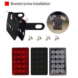 12V LED Car Motorcycle brake Light 5W Rear Tail Light Reverse Safety Lamp Auto Warning Reverse Stop Safety Lamps Brake Light