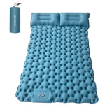 Outdoor 2 Person Camping Mat with Air Pillow Portable Air Mattress Waterproof Backpacking Sleeping Pad For NatureHike Camping