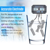 Wifi Digital Water Quality Tester Wall Mounted 6 in 1 Water Analyzer PH/ EC/ TDS/ SALT/ S.G/ Temperature APP Remote Monitoring