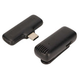 Wireless Lavalier Microphone Mini Portable Noise Reduction Audio Video Recording Microphone Clip On Lapel Mic with Charging Case