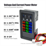 0.28inch DC 0-100V 10A LED Digital Voltmeter Ammeter Wattmeter Voltage Current Power Supply Energy Meter Detector Tester Monitor