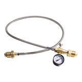 Refill Station Transfer Adaptor Hose For BS 341 No. 3 (UK) Argon Cylinder Bottle,Helium Or CO2 Transfill Adaptor