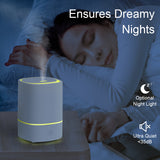 Aromacare USB Aromatherapy diffuser Ultrasonic Air Humidifier Small Air freshener BPA Free with 7 color Lights for Room Home Car