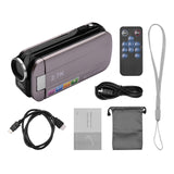 1080P/2.7K HD Digital Video Camera DV Camcorder 3 Inch LCD Touchscreen 18X Zoom Built-in LED Fill-in Light for Teenager Beginner