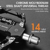 WEST BIKING MTB Bike Pedals Dual Platform SPD Clipless Bicycle Pedals Aluminum Alloy Sealeds Bearing for MTB Mountain Road Bike