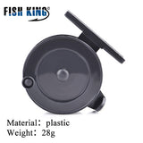FISH KING Winter Ice Fly Fishing Rod 50/75 CM 2 Sections Fishing Rods With Fishing Wheel Reel  I Gear Tackle